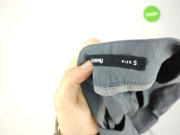 woskowane legginsy z wysokim stanem zara: Sinsay, Spodnie materiałowe damskie, rozmiar S — 4