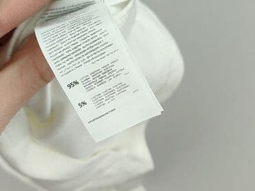 biała obcisła koszulka: Sinsay, Bluzka damska, M — 5