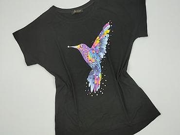 pull and bear oversized t shirty: T-shirt damski, rozmiar L — 1