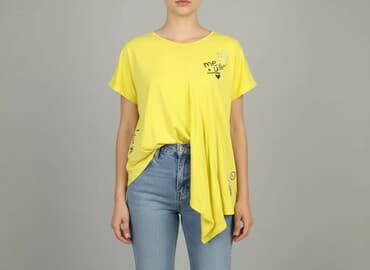 bluzki w paski z serduszkiem: Bluzka damska, rozmiar L — 6