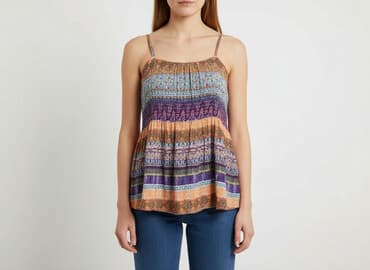 kombinezon damski kolorowy: Bluzka damska, rozmiar M — 5