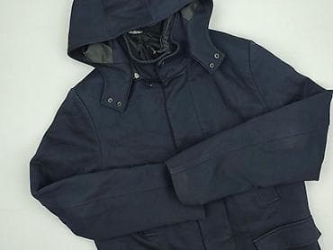 Męska kurtka Zara Man z kapturem - Kolor: granatowy - Marka/linia