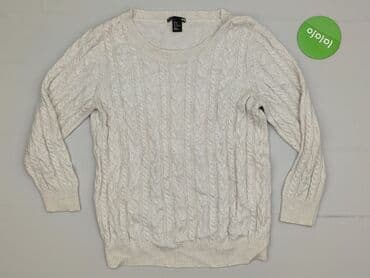bialy sweterek hm: H&M, Sweter damski, rozmiar M — 2