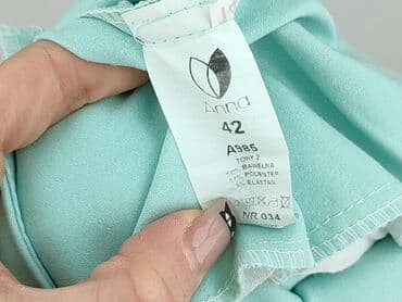 piżama dla mamy i córki allegro: ANNA, Spodnie materiałowe damskie, rozmiar XL — 5