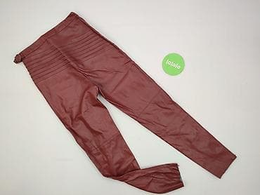 legginsy emo: Zara, Legginsy Ze skóry ekologicznej damskie, rozmiar S — 3