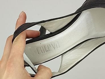 pol but: Czarne czółenka damskie typu slingback FOREVER - Rozmiar: 35 — 7