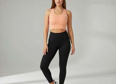 kombinezon gimnastyczny damski: Workout, T-shirt damski, rozmiar XS — 6