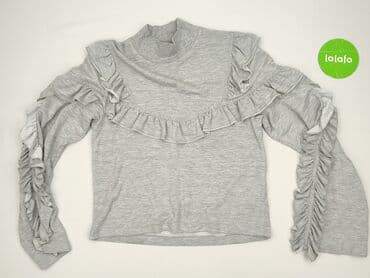 szara bluzka h m: H&M, Bluzka damska, rozmiar S — 2