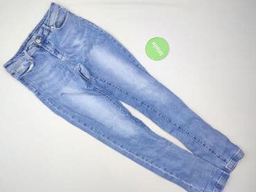 jeansy z haftami: Denim, Jeansy damskie, rozmiar S — 2