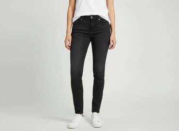 buty podobne do air force 1: H&M, Jeansy damskie, rozmiar M — 6