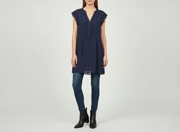 koszula niebieska hm: H&M, Sukienka damska, rozmiar XS — 7