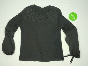 bluzki basic czarne: MAX, Bluzka damska, rozmiar 4XL — 2