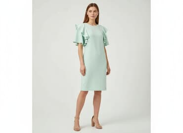 mohito sukienka z bufiastymi rękawami: Mohito, Sukienka damska, rozmiar L — 1