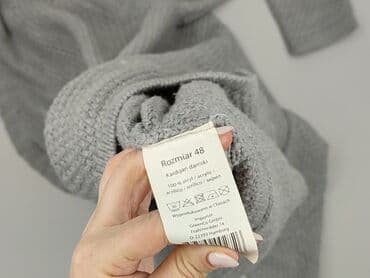 sweter ponczo: Tom Rose, Kardigan damski, rozmiar 4XL — 4