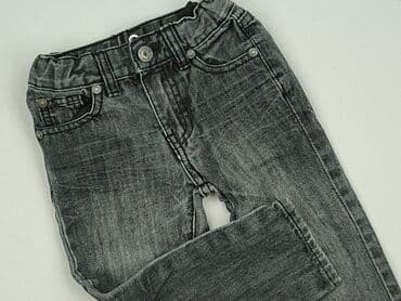szerokie jeansy czarne: Jeans, 1.5-2 years, 92, condition - Perfect — 1
