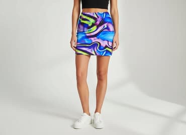 mini i rajstopy: PrettyLittleThing, Spódnica damska, XS — 6