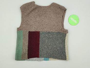 pull and bear kardigan: Hand Knitted, Women`s waistcoat, size S — 4