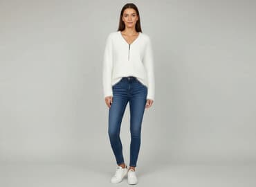 poliamid w swetrze: Sweter damski, rozmiar S — 6