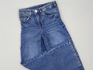 the wess bluzki: Spodnie jeansowe, H&M, 8 lat, 128, stan - Bardzo dobry — 1