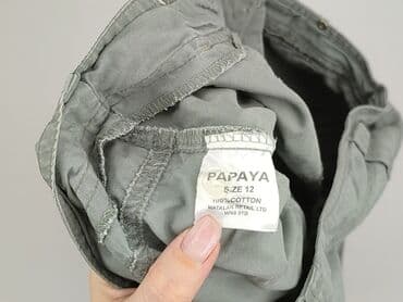 Women: Papaya, Material trousers for women, size L (EU 40) — 5