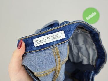 patchworkowe jeansy: Denim Co, Shorts for women, M — 5