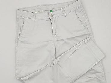 spodnie materialowe pull and bear: United Colors of Benetton, Spodnie materiałowe damskie, rozmiar L — 1