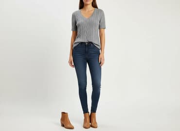 bluzki z golfem: Tunika damska, rozmiar S — 7