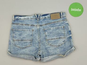 jeansy mom fit z dziurami bershka: Bershka, Szorty damskie, rozmiar S — 3