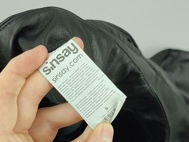 sinsay ocieplane legginsy: Sinsay, Legginsy Ze skóry ekologicznej damskie, rozmiar S — 4