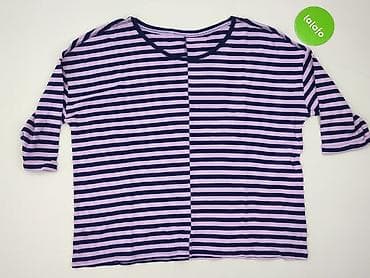 chabrowa bluzki plus size: Bluzka damska, rozmiar 5XL — 2