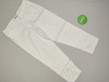 Women: Material trousers for women, size XL (EU 42) — 2