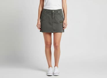spódnice khaki mini: Spódnica damska, rozmiar S — 7