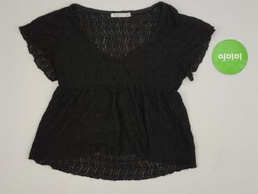 stradivarius czarne bluzki: Stradivarius, Bluzka damska, rozmiar M — 2