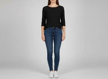 obcisła bluza: F&F, Bluzka damska, L — 7