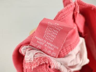 jaka bluzka do różowych spodni: Material trousers for women, size S — 7