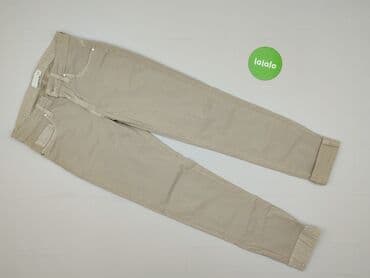 Women: Material trousers for women, size S (EU 36) — 2