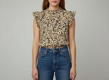 shein czarne bluzki: Shein, Bluzka damska, rozmiar XS — 8