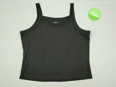 czarne bluzki wiązane pod szyją: Top damski, rozmiar XL — 2