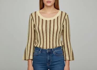 ubrania w stylu lat 80: Sweter damski, rozmiar S — 6