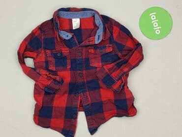 pluszowa kurtka z kapturem: Blouse, H&M, 12-18 months, condition - Very good — 2