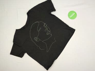 czarne t shirty basic: C&A, T-shirt damski, rozmiar M — 2