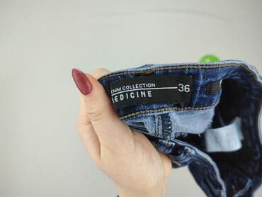 niebieska bluza pull and bear: Jeansy damskie, rozmiar S — 4