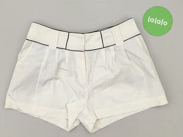 krótkie czarne spodenki z wysokim stanem: Szorty damskie, rozmiar M — 2