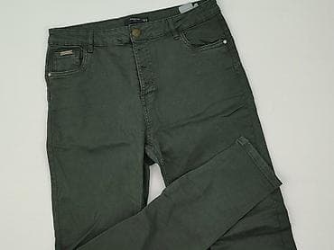 bialy top reserved: Reserved YFL, Spodnie materiałowe damskie, rozmiar L — 1