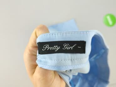 szerokie spodnie pepco: Pretty Girl, Spodnie materiałowe damskie, rozmiar L — 4