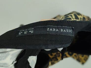 woskowane legginsy z wysokim stanem zara: Zara, Legginsy Eleganckie damskie, rozmiar XL — 4
