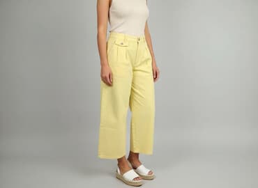 kuloty damskie jeansy: Femme Collection, Spodnie materiałowe damskie, rozmiar L — 6