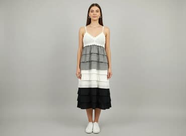 sukienki boho długa na wesele: Sukienka damska, rozmiar M — 6