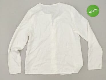 biała jedwabna bluzka damska: Bluzka damska, rozmiar S — 3