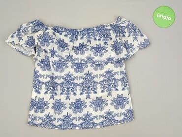 bluzki hiszpanki w kwiaty: Bluzka damska, rozmiar M — 3